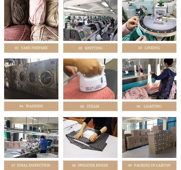 Production Process of Custom Cashmere Sweaters