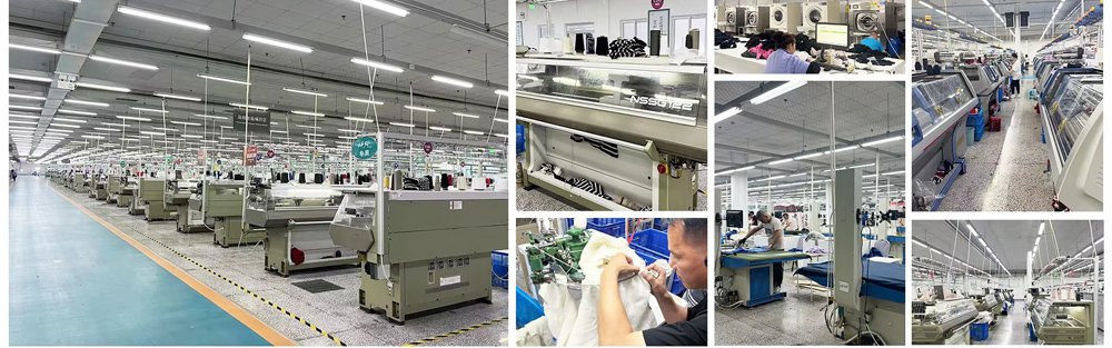 Cashmere sweater manufacturer factory scene