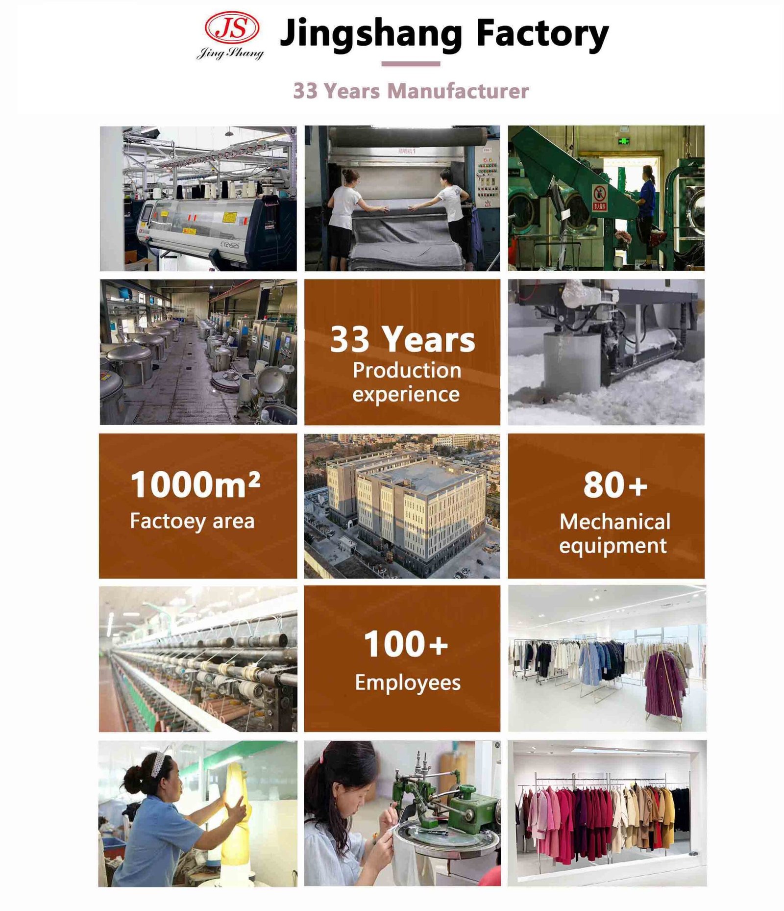 Jingshang cashmere coat factory photos