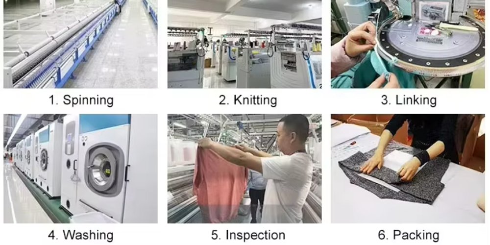 cashmere sweater manufacturer Production Process