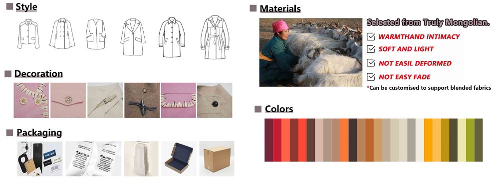 Jingshang Custom Cashmere Coat Factory Customization Services