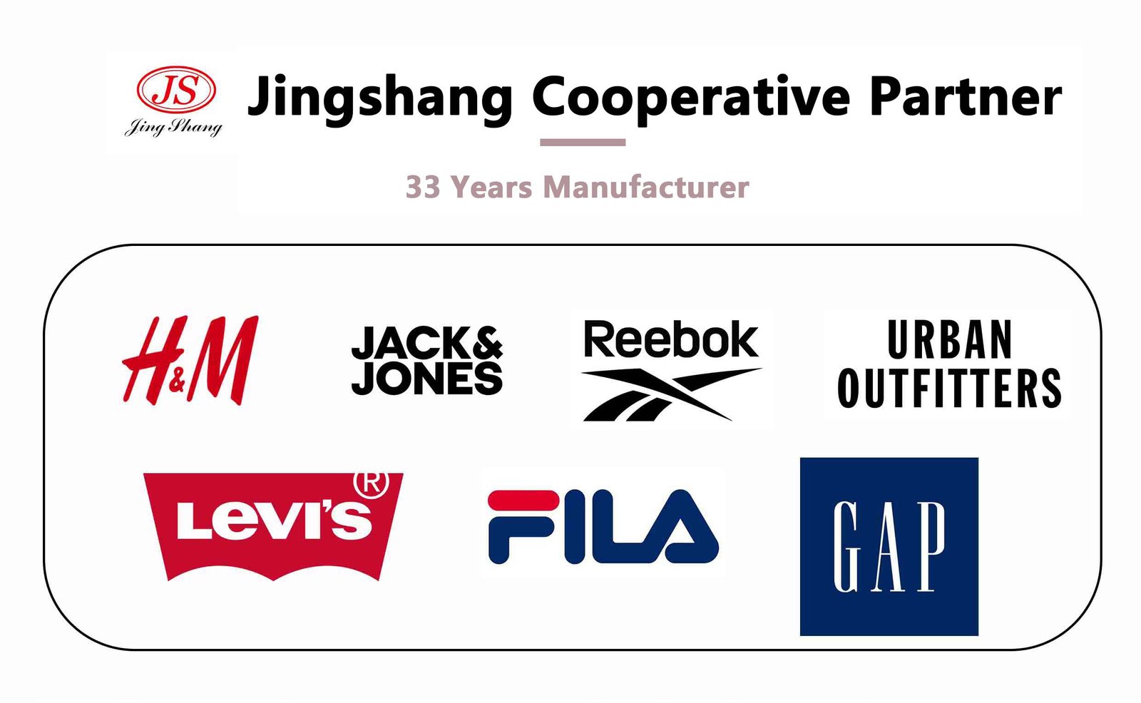 Jingshang cashmere coat factory Cooperative Partner