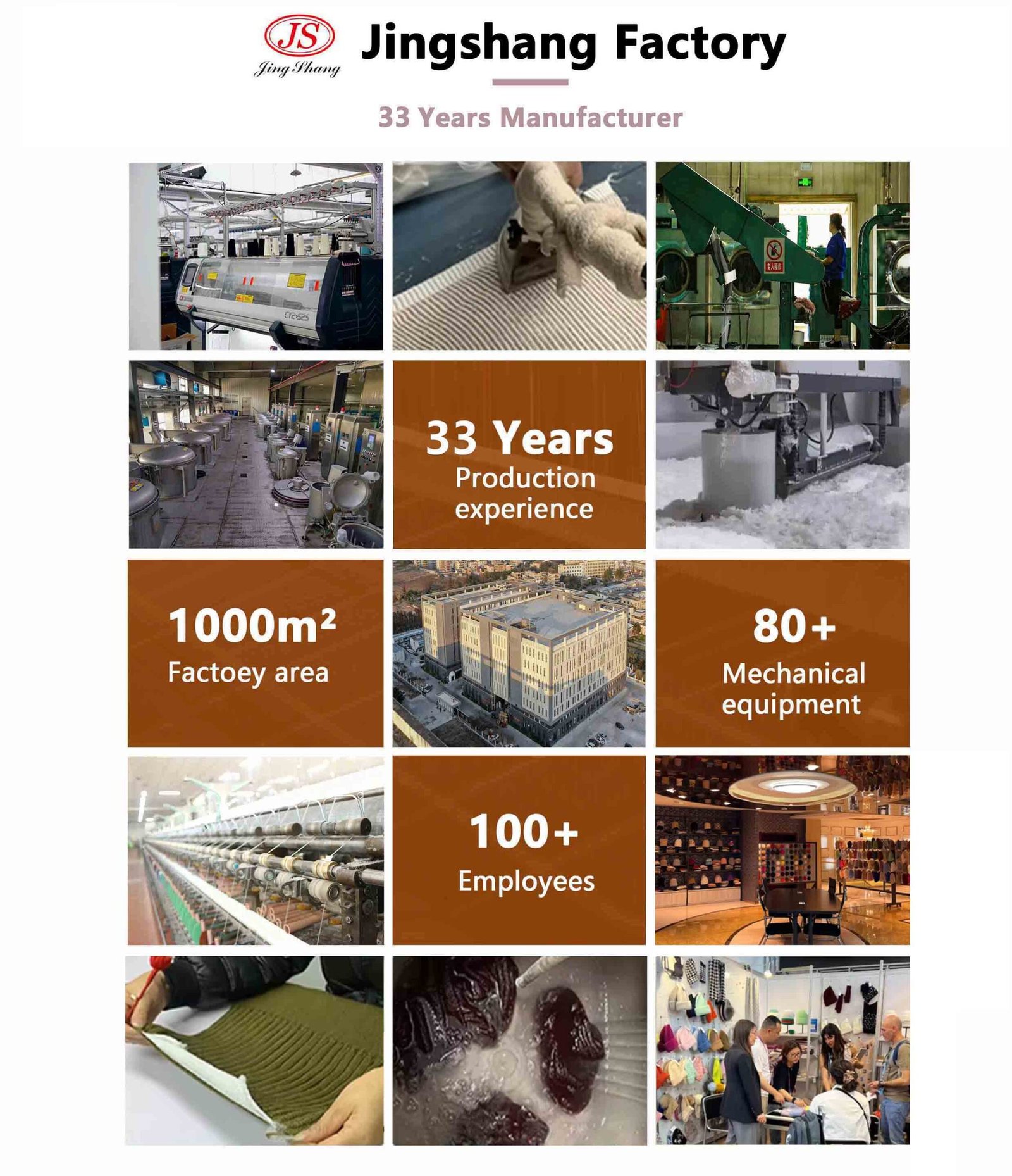 Jingshang cashmere hats factory photos