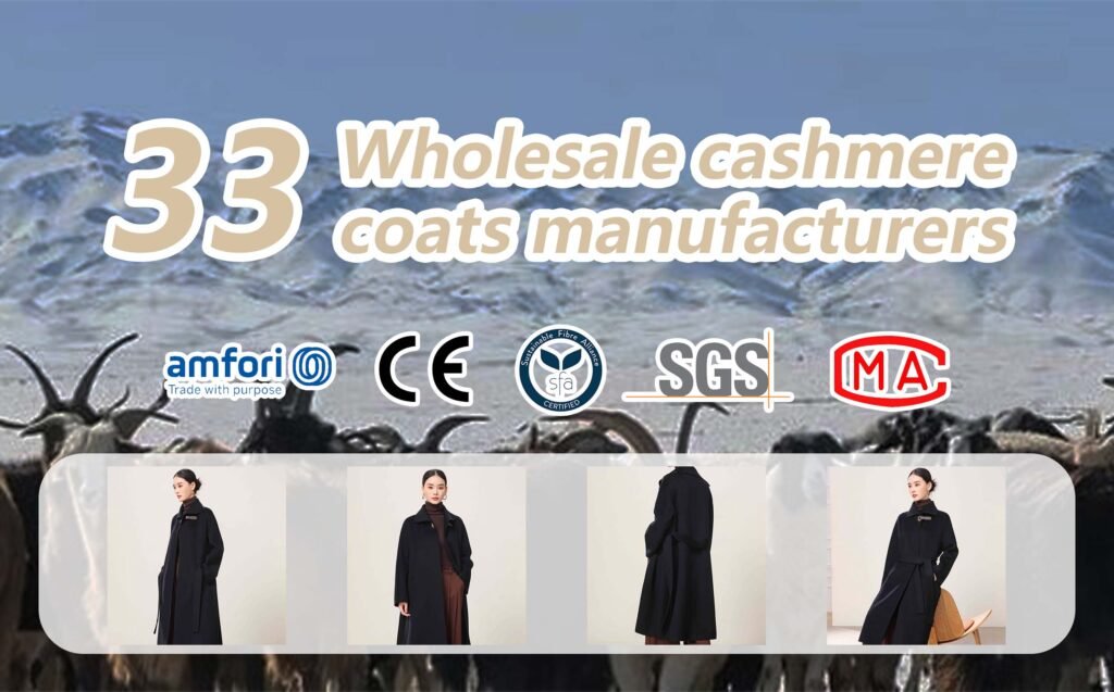Wholesale Black Leather Buckle Cashmere Coat Manufacturers banner