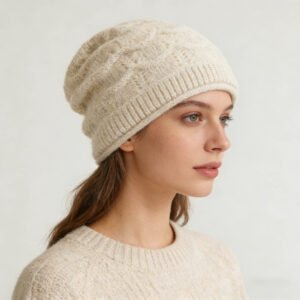 Warm Windproof Thick Cashmere Beanie Wholesale Supplier