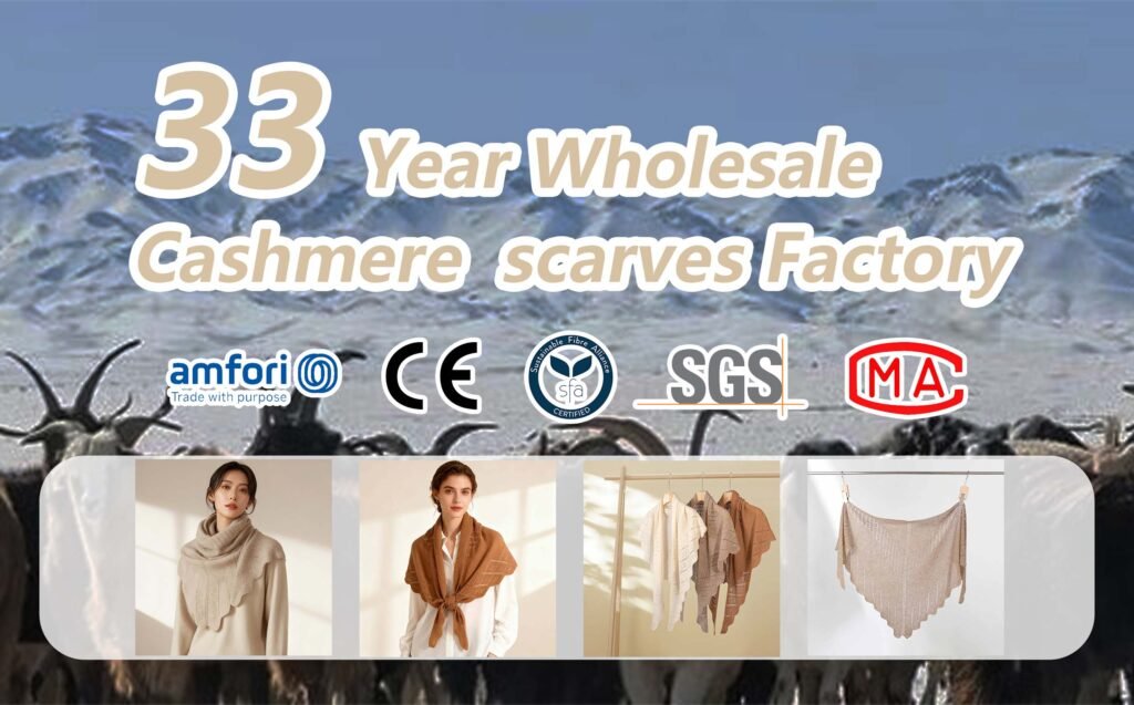 Wholesale Triangle ShawlsCashmere Scarves Manufacturer banner