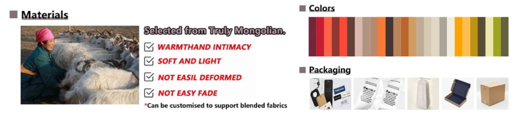 Custom Cashmere Clothing Wholesale Manufacturer Customization Service