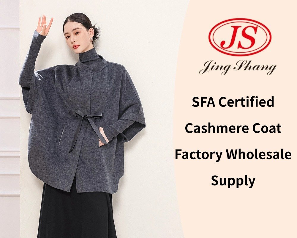 SFA Certified Cashmere Coat Factory Wholesale Supply