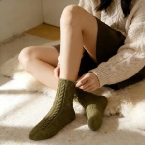 Thick Short Cashmere Socks Wholesale Manufacturer