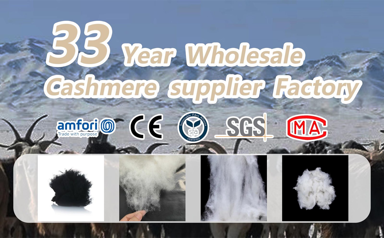 Cashmere Fiber Cashmere Factory