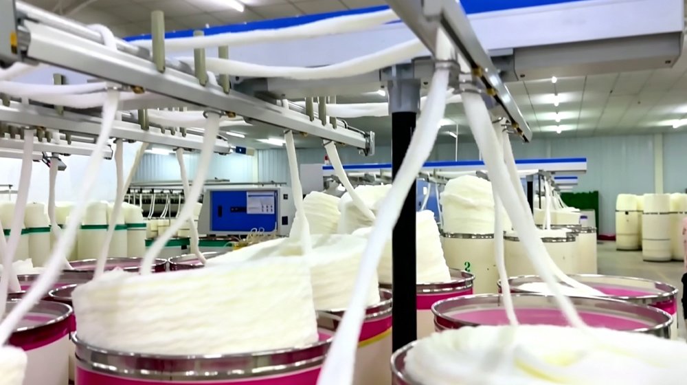 Produktionsprozess des Kaschmirgarnherstellers Jingshang