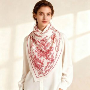 Wholesale Floral Print Cashmere Scarf Supplier