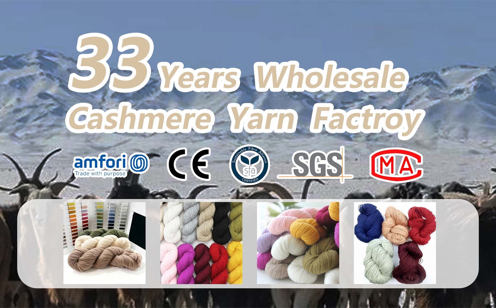 Wholesale High Quality Cashmere Yarn Suppliers for Baby Knitting banner
