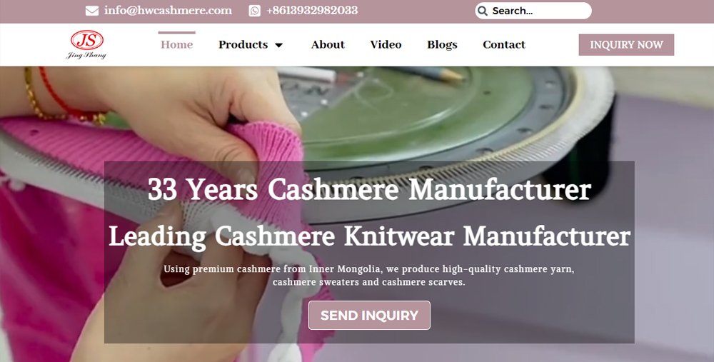 Jingshang Cashmere Sweater Manufacturer