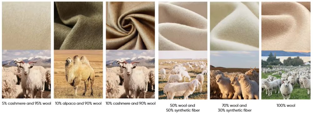 Common Blend Ratios in Quality Cashmere Fabrics