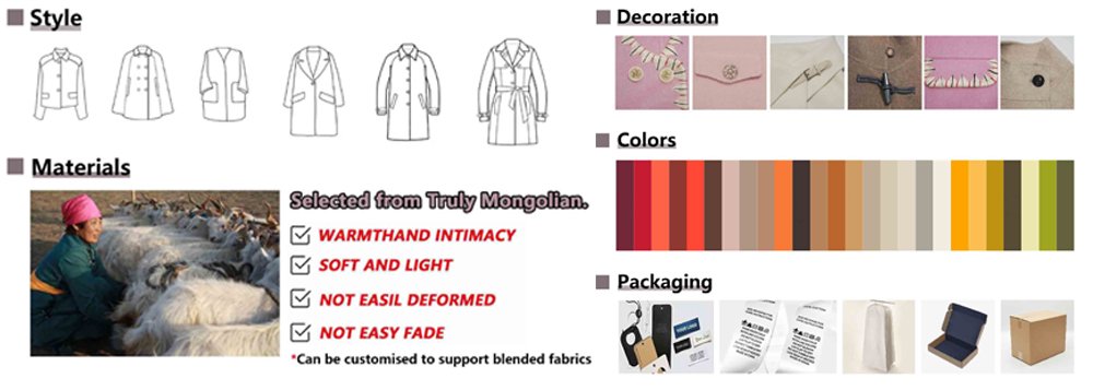 Jingshang Custom Cashmere Coat Manufacturing Services
