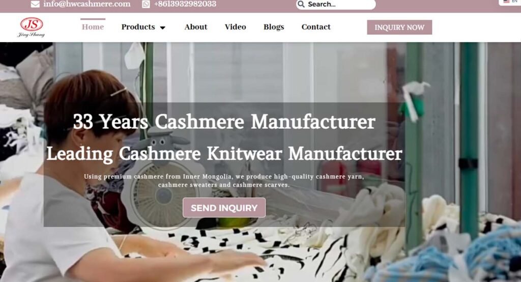 Cashmere Sweater Manufacturers Jingshang