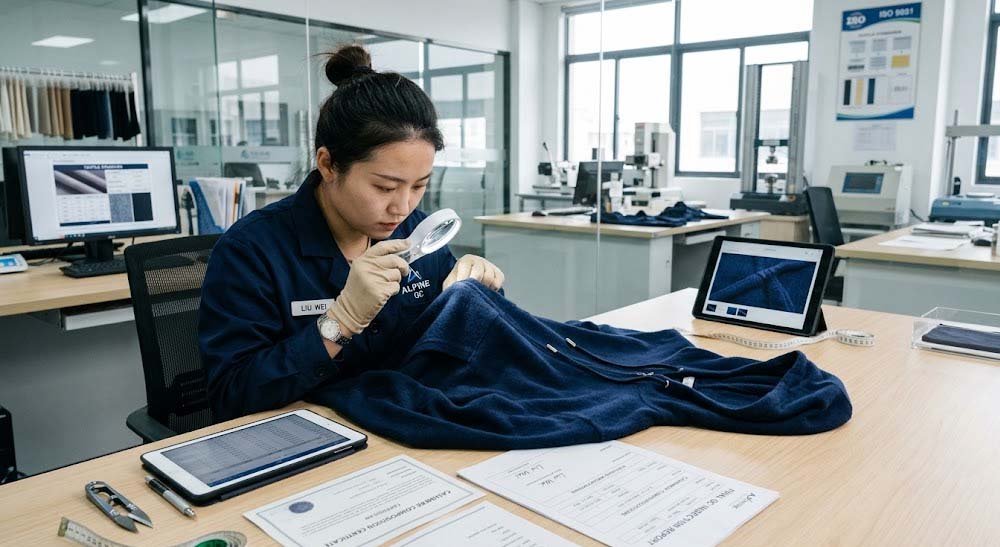 Custom Cashmere Hoodie Manufacturer Quality Control