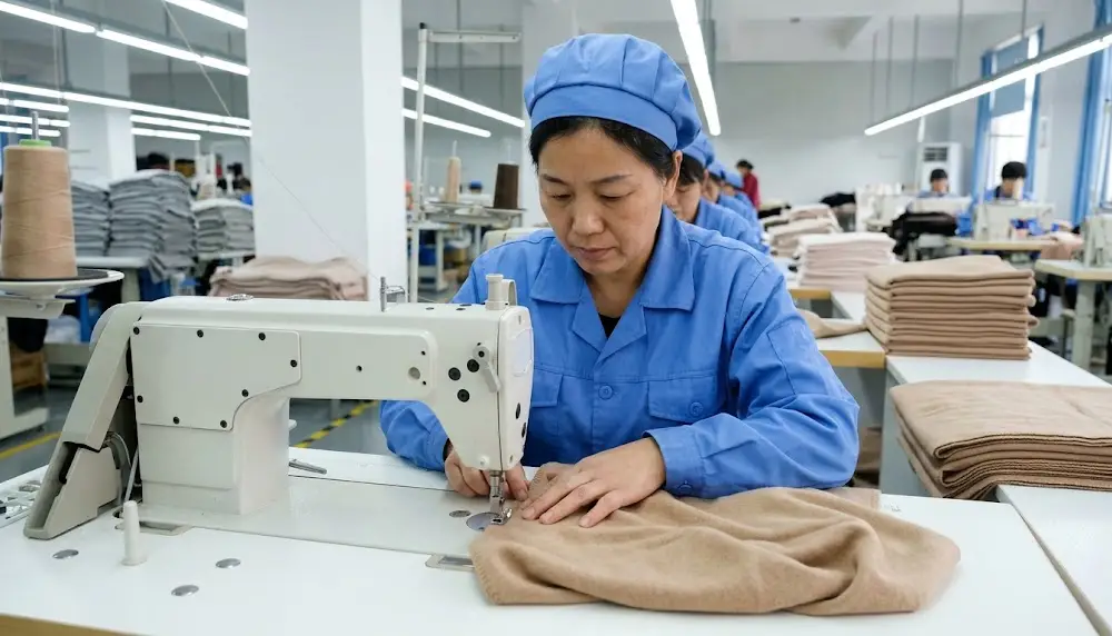 Cashmere Scarves Manufacturer Hemming Techniques