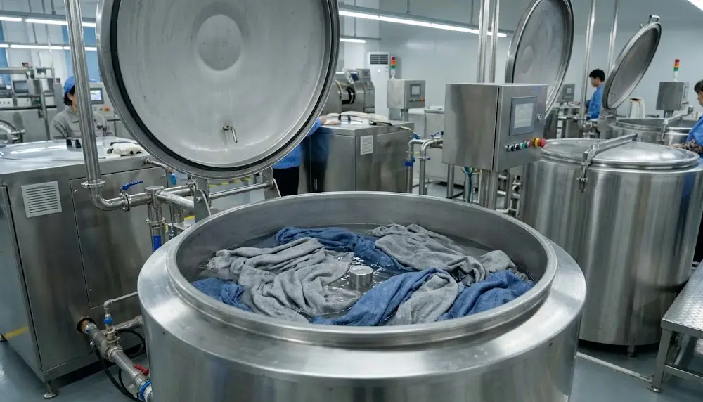 Cashmere Scarves Manufacturer Wet Finishing