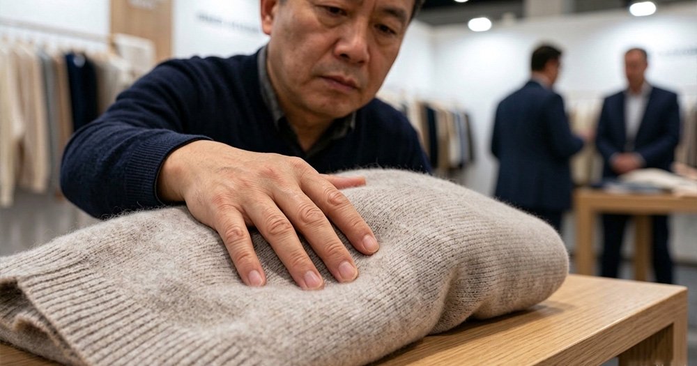 Pruebas físicas de fabricantes de suéteres de cachemira