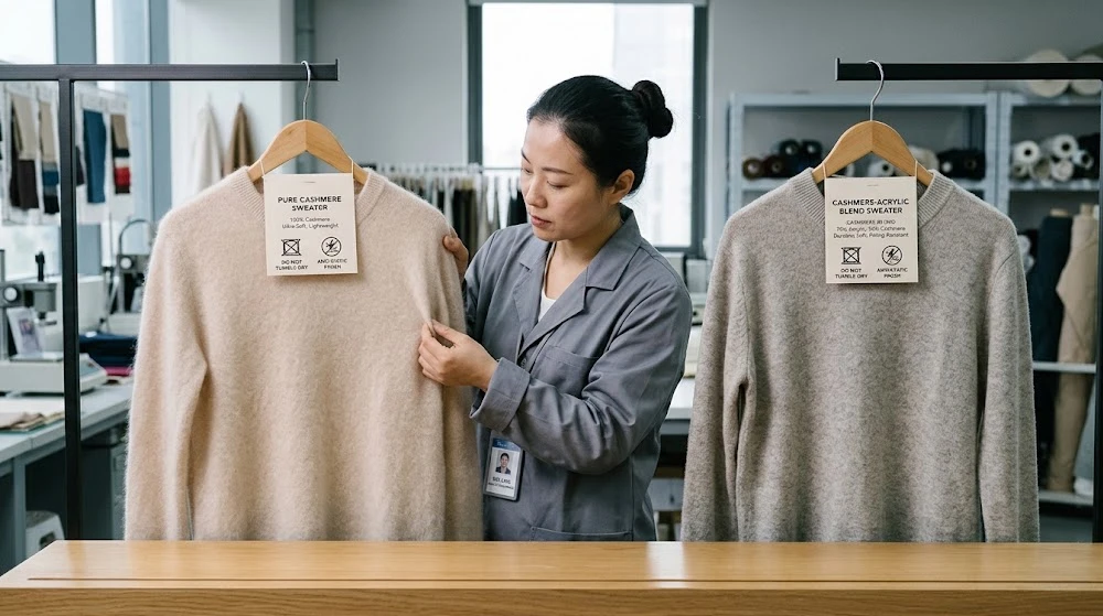 Cashmere Sweater Supplier Sample Clothes