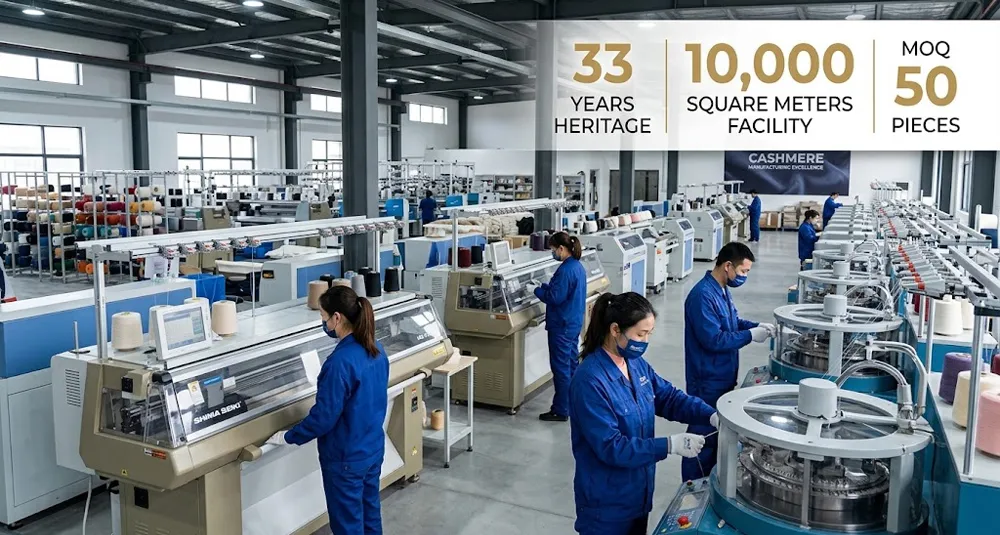 Custom Cashmere Scarf Manufacturers Manufacturing Excellence