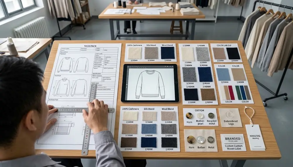 Custom Cashmere Sweaters Manufacturer Craftsmanship