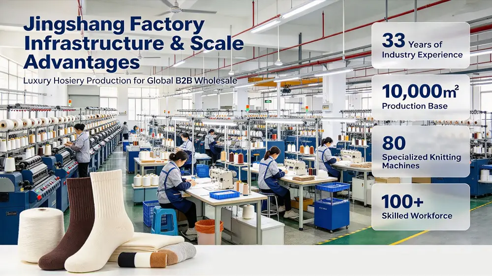 Wholesale Cashmere Socks Factory Scale Advantages